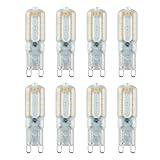 AmmToo G9 LED bulb 5W Warm White 3000K Non Dimmable 22LEDs 2835SMD AC 110V-130V G9 Bi-Pin Base 360 D