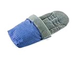 Baby Elegance(ベビーエレガンス) Jersey Lined Footmuff フットマフ - Denim