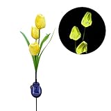 shopparadise　チューリップガーデンライト　偽花ソーラーLEDライト　IP44防水園芸装飾ライト　庭園灯/芝生/園芸/花壇 (B)