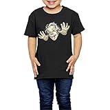 Ariesシャツ 2歳～６歳子どもＴシャツEinstein アメリカ風 天才の代名詞 ジュニアＴシャツ キッズＴシャツ Black 2 Toddler