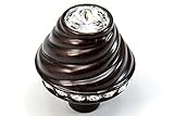 Carpe Diem Hardware 864-12C 1-1/2-Inch Cache Bronze Knob with Swarovski Crystals [並行輸入品]
