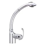 Danze D456720 Anu Single-Handle Kitchen Faucet with Pull-Out Spout, Chrome [並行輸入品]