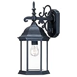 Acclaim 5184BK Madison Collection 1-Light Wall Mount Outdoor Light Fixture, Matte Black [並行輸入品]