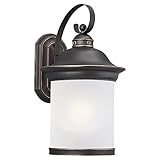 Sea Gull Lighting 89193BLE-71 Hermitage - One Light Outdoor Wall Sconce, Antique Bronze Finish with 