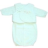 シンク・ビー キャラメル ドレスオール&ベスト 水玉&動物プリント&スムースプリントキルト 50cm - 70cm ブルー スムース 25-10153