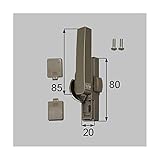 LIXIL メンテナンス部品 サッシ錠(クレセント)AAAZC22L *製品色・形状等仕様変更になる場合があります*