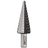 IVY Classic 09004 12-Hole Step Drill Bit, 3/16 - 7/8-Inch, 1/16-Inch Increments, 1/Card by IVY Class