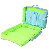 Zicac Children's Multifunctional Backpack School Bag Car Valet Tray Kit Toy Tray (Blue) [並行輸入品]