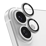 sx iPhone17 用の カメラ保護フィルム iPhone 17 用の カメラ保護カバーアイフォン17 カメラフィルム 耐衝撃 ARコーティング 超高透過率 レンズカバー 黒縁取り 露出オーバー防止 曇り防止 キズ防止 （LensGuard-シルバー）