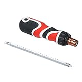 KKmoon 2ウェイドライバー スクリュードライバー 修復ハンドツール 六角 テレスコピックドライバー 調整可能 ビット磁気