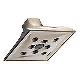 Brizo 87330単一機能雨シャワーヘッドh2okineticのテクノロジーから、ポリッシュニッケル