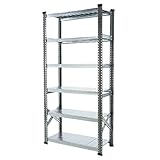 METALSISTEM メタルシステム W900 6段 スチールシェルフ W98×D41.5×H198cm 001869