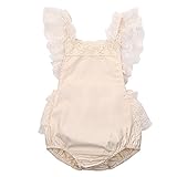 Cutelove 子供服 ロンパース カバーオール レース 夏 女の子 可愛い 袖なし キャミロンパース 新生児 おしゃれ プリンセス風