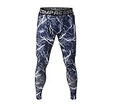 wogizメンズand Yonth Boyフィットネス圧縮パンツRunningタイツ長パンツレギンス XXX-Large
