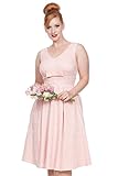 Voodoo Vixen - Women's Lauren Peach Lace Dress L