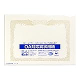 オキナ 賞状用紙 B4 縦書き 10枚 プリンタ対応 SX-B4