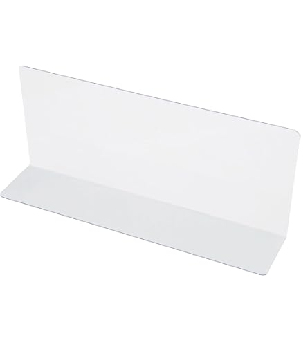 Amazon.co.jp: オープン工業 仕切板 透明 幅380mm 10枚入 PE-16
