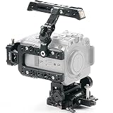 TILTA カメラケージ Sony FX6 用 調整可能トップハンドル、多機能トッププレート、垂直マウントプレート、クイックリリースベースプレート 垂直マウントキット ES-T20-C-V