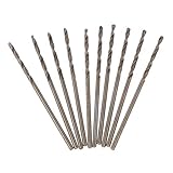 F Fityle 10個/セット　HSSツイストドリルビット　アルミニウム 　銅 　鋼 　加工用　全4サイズ - 1.3mm