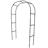 第一ビニール フラワーアーチ ブラック W120