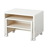 【Disney】ディズニー　多機能プリンターワゴン　ミッキーマウス　ホワイト