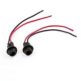 uxcell 車ライトソケット　 T10　バルブホルダー　アダプター　ハーネスワイヤー　コネクタ　2個セット