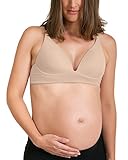 Kindred Bravely Marvella Maternity & Nursing Underwire Free Tシャツブラ カラー: ベージュ