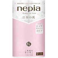 ネピアプレミアムソフトトイレットロール日本の美桜12Rダブル25M桜の香り × 3個セット