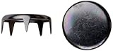 1001 Spot Nailhead, Size 60, Solid Brass, Black Nickel Finish, 150 pieces per pack by C&C Metal Prod