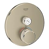 Grohe 29 136 Grohtherm単機能温度調節バルブトリムのみwith Smartco、 29136EN0 1