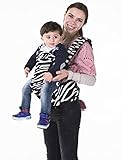 Jerrybaby 100% Cotton Cute Design Hip Seat Baby Carrier Front and Back Carrier with Waist Stool (Zeb