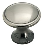 Amerock BP1466PWT Hint of Heritage Knob, Pewter, 1-1/4-Inch Diameter [並行輸入品]