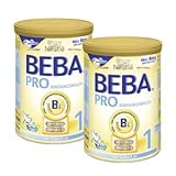 【2缶セット】 ベーバ(BEBA) プロ ステップ1 (PRO Step1) 粉ミルク (0ヶ月〜6ヶ月) 800g(並行輸入品)／配送後4~6日でお届け