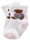 Ralph Lauren(ラルフローレン) Layetteポロベアベビーソックス(Girl)/靴下 0-6m [並行輸入品] [Baby Product]