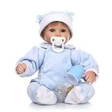Domybest 子供玩具 人形の赤ちゃん 男の子 ままごとリアル NPK シリコン製 ソフトビニール製 ベビー ケア レーニング 着せ替えの人形服 可愛い プレゼント 出産祝い 42cm