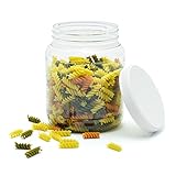 食品グレード1 / 2ガロン( 2クォート) wide-mouthクリアJar with Lid 1/2 Gallon クリア MPB110RD63ET-690364_CCC1400FMDR10061