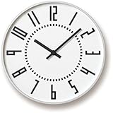 Lemnos/レムノス エキクロック 掛け時計 駅クロック お洒落 ホワイト