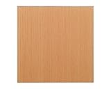 光 表札・プレート ウッドライクマットサイン メイプル 無地 100x100x2mm WMS1007-T