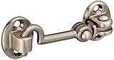 Baldwin 0950151 Cabin Door Hook, Antique Nickel [並行輸入品]