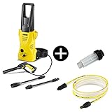 KARCHER(ケルヒャー) K2 2017年新仕様 +自吸用ホース(3m) + フィルター [高圧洗浄機（全国対応・ヘルツフリー）]