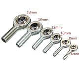 YCOSON 6mm-18mm雄ねじロッドエンドジョイントベアリングSA6T/K-SA18T/K球形振動ベアリングCNC部品