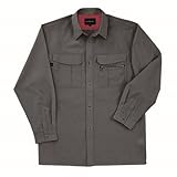 耐久性とソフトな着心地シリーズ 長袖ブルゾン 春夏素材 cs-5801 チャコールグレー 3L