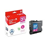 ジット リサイクルインクカートリッジ リコー GC31MH(増量タイプ) マゼンタ対応 JIT-R31MH ×5 セット