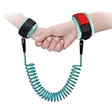 OFUN 迷子防止紐 迷子防止縄 セーフティーハーネス カット防止 幼児 子供 安全ベルト セーフティお出かけ用品 事故防止 伸び縮可 超軽量 2.5m グリーン（ペパーミント緑）