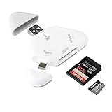 【2021最新版】メモリカードリーダー SDメモリー カードリーダー USBマルチカードリーダー SD/TF読取 iphone/Type-C