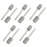 uxcell　直径8mm　円柱形ヘッド ダイヤモンド　マウントポイント10個　 ダイヤモンド　マウントポイント