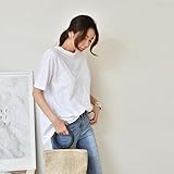 【tn180579030】杢調レイヤードシンプルマタニティTシャツ ライム