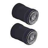 monkeyjack 2ピース300 cmケーブル管理ネオプレンコードカバースリーブ、ケーブルコードワイヤカバーHider袖デスクTVオーガナイザーコンピュータホームシアターワークショップブラック/ホ