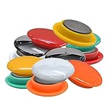 Mag(マグエックス) 掲示・メモ留め用 マグネットカラーボタン 徳用 Φ40mm 色込み 12個入 MFCB-40-12P-C