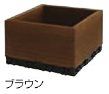 エスウッドパネル エス・ウッド デッキ材 コンテナ 300×300×290mm ブラウン （1個/箱） 665-305
